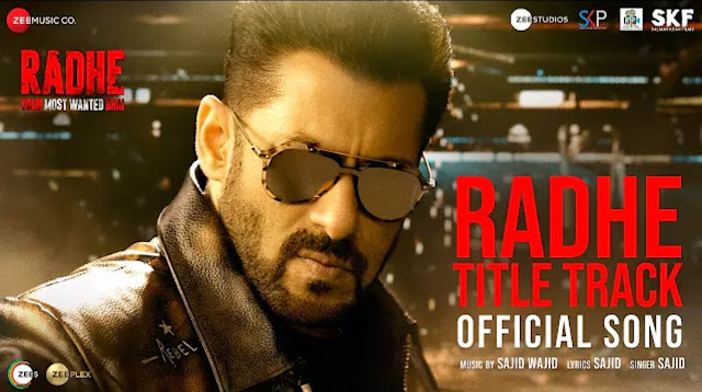 Radhe title track hindi song lyrics salman khan ,disha patani