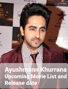 Ayushmann Khurrana upcoming movie list and release date 