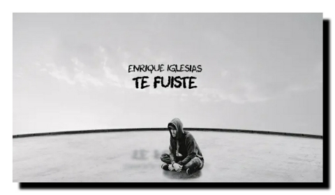 Enrique Iglesias - TE FUISTE lyrics